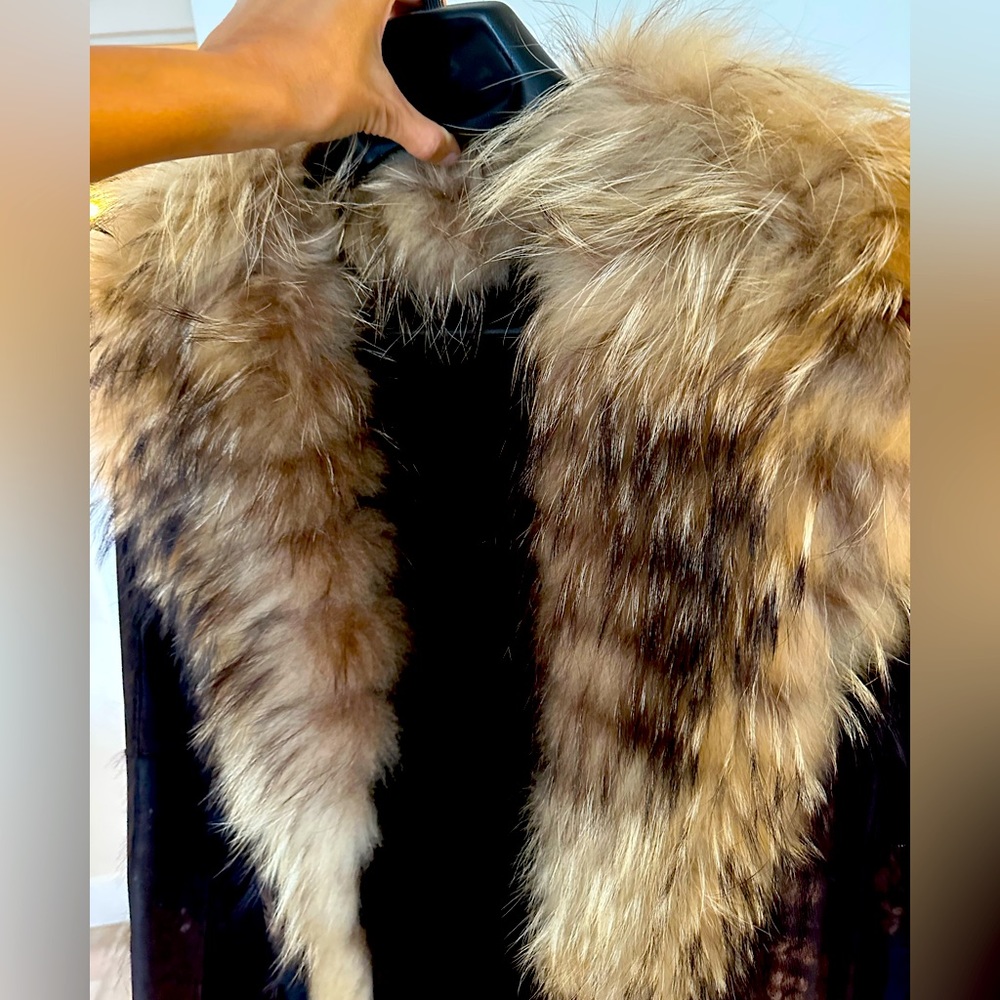 Real Fur Long Coat